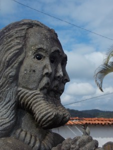 Escultura de um artista popular no Serro - MG